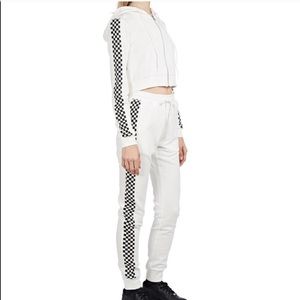 Danielle Guizio Checkered Tracksuit S/M
